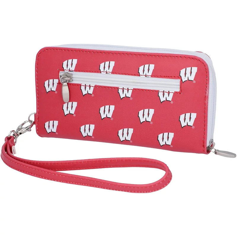 Wisconsin Badgers Zip-Around Wristlet Wallet