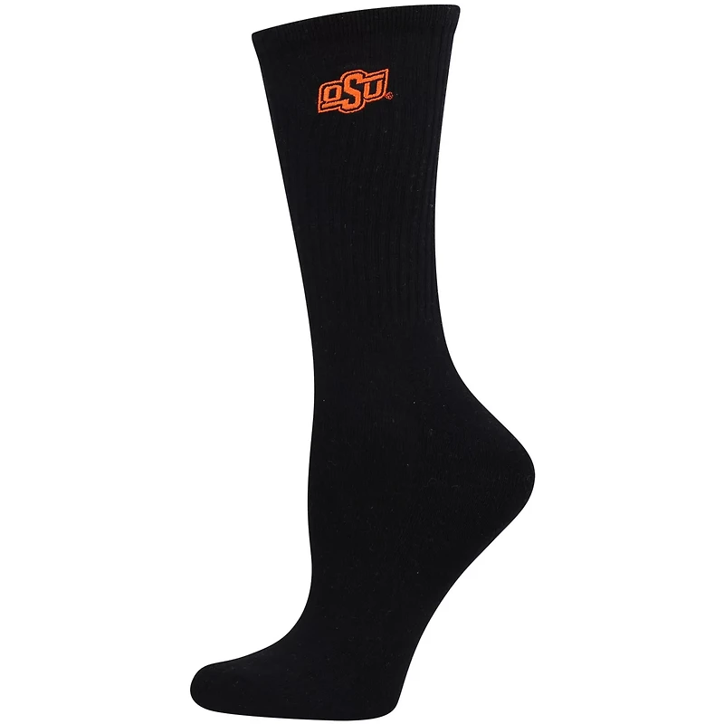 ZooZatz /White Oklahoma State Cowboys 2-Pack Quarter-Length Socks