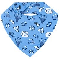 ZooZatz Carolina North Carolina Tar Heels All Over Print Baby Bib