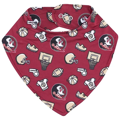 ZooZatz Florida State Seminoles All Over Print Baby Bib