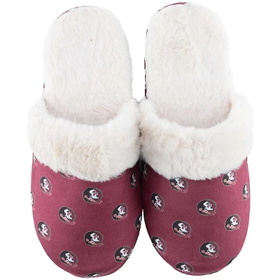 ZooZatz Florida State Seminoles Faux Fur Slippers