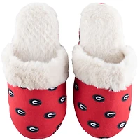ZooZatz Georgia Bulldogs Faux Fur Slippers