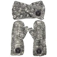 ZooZatz Inter Miami CF Marled Headband and Mittens Set