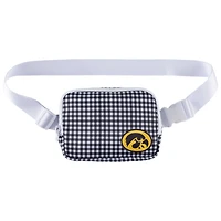 ZooZatz Iowa Hawkeyes Gingham Fanny Pack