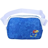 ZooZatz Kansas Jayhawks Floral Print Fanny Pack