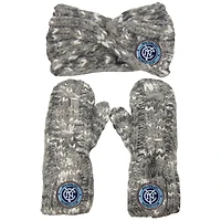 ZooZatz New York City FC Marled Headband and Mittens Set