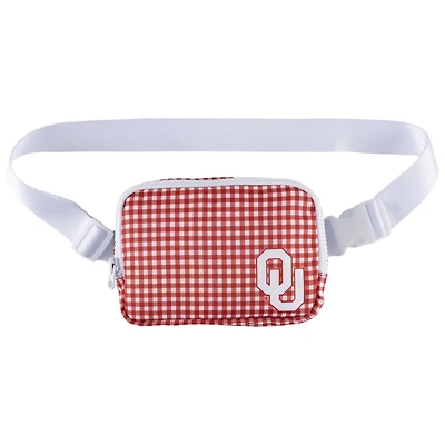 ZooZatz Oklahoma Sooners Gingham Fanny Pack