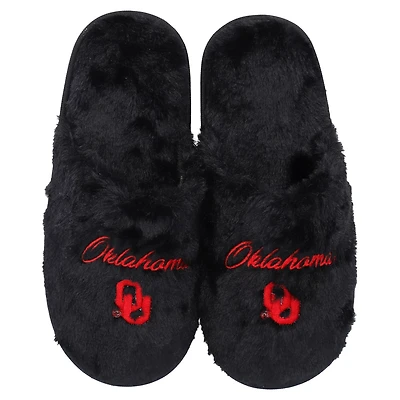 ZooZatz Oklahoma Sooners Team Faux Fur Slippers