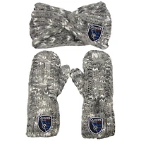 ZooZatz San Jose Earthquakes Marled Headband and Mittens Set