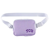 ZooZatz TCU Horned Frogs Gingham Fanny Pack