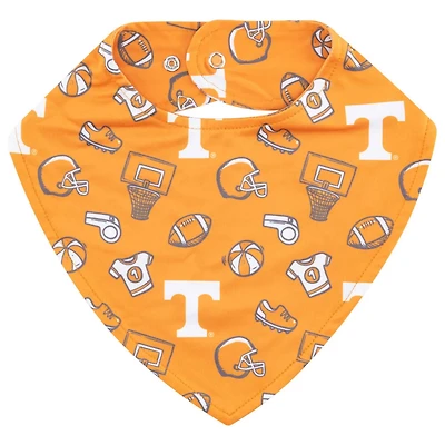 ZooZatz Tennessee Tennessee Volunteers All Over Print Baby Bib