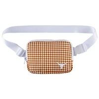 ZooZatz Texas Longhorns Gingham Fanny Pack