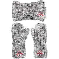 ZooZatz Toronto FC Marled Headband and Mittens Set
