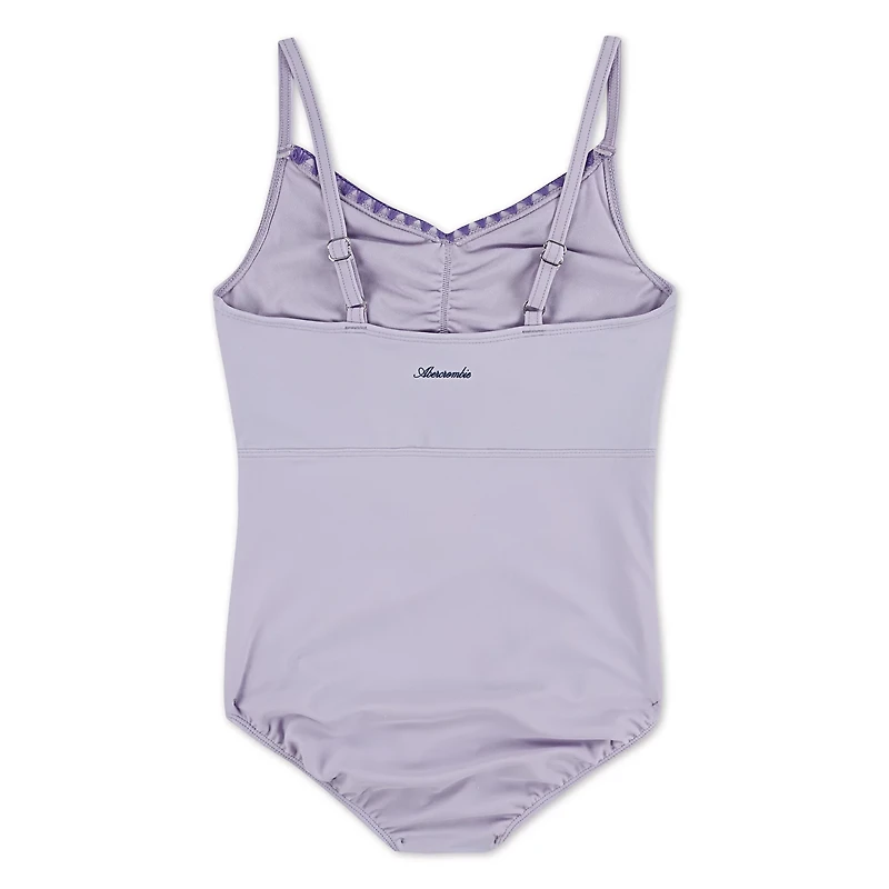 abercrombie kids Girls' Cinched Cutout 1-Piece Swimsuit