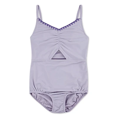 abercrombie kids Girls' Cinched Cutout 1-Piece Swimsuit
