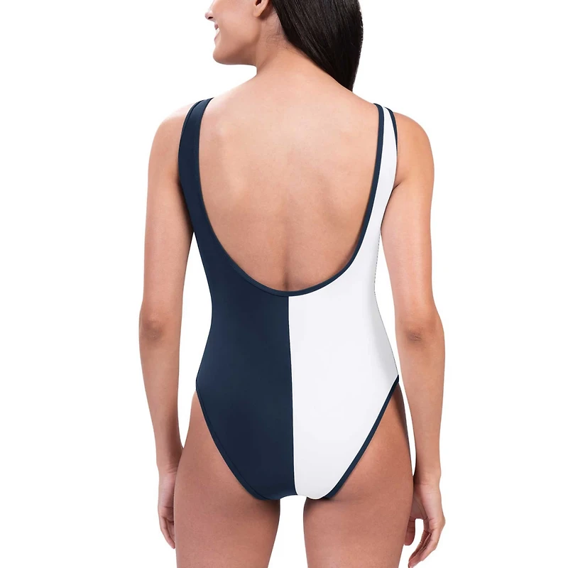 G-III 4Her by Carl Banks White Los Angeles Dodgers Last Stand One-Piece Swimsuit