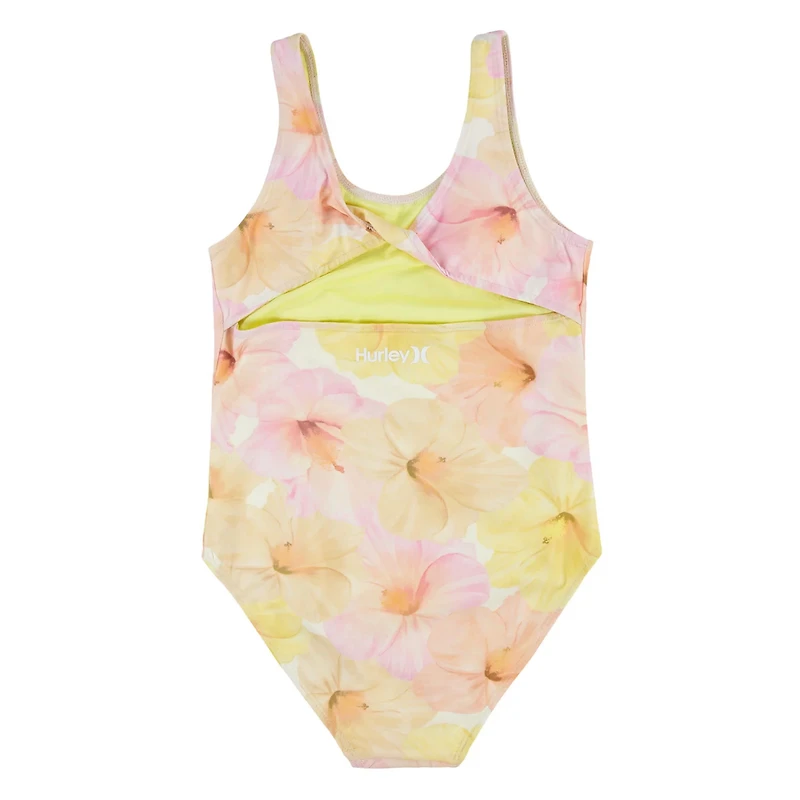Hurley Girls' Carissa Moore Printed 1-Piece Swimsuit