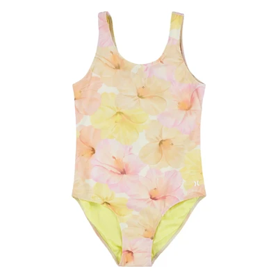 Hurley Girls' Carissa Moore Printed 1-Piece Swimsuit