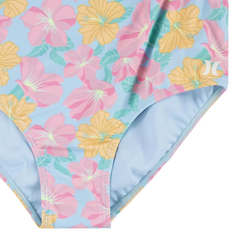Hurley Girls' Cut Out One-Piece Swimsuit