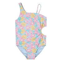 Hurley Girls' Cut Out One-Piece Swimsuit