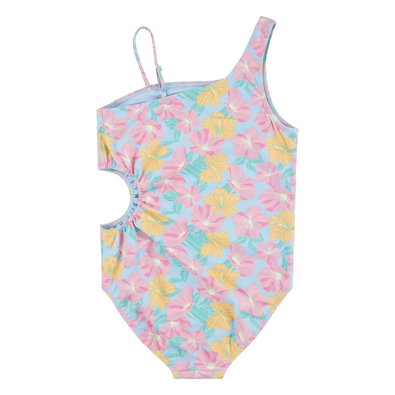 Hurley Girls' Cut Out One-Piece Swimsuit