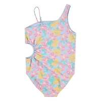 Hurley Girls' Cut Out One-Piece Swimsuit
