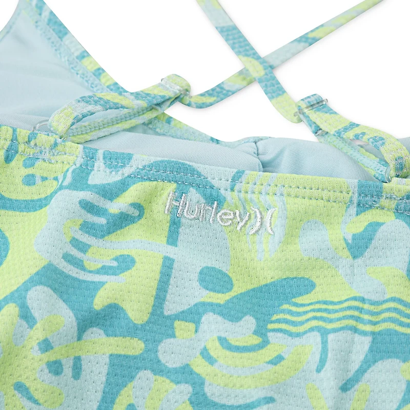 Hurley Girl's Cutout One Piece Swimsuit