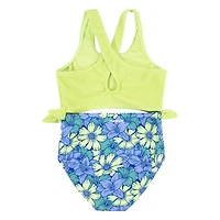 Hurley Girls' Floral Crossback Monokini