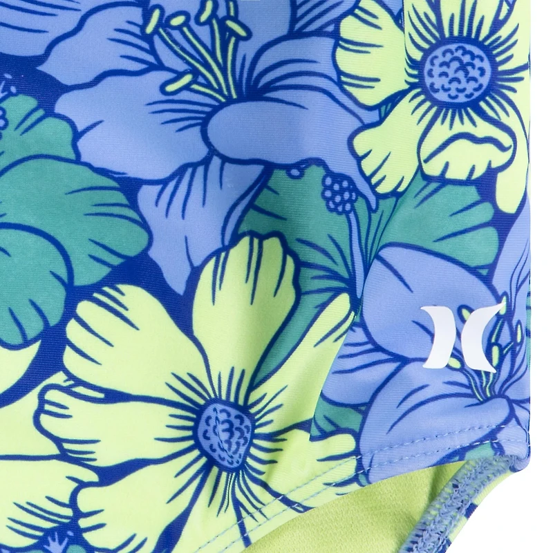 Hurley Girls' Floral Crossback Monokini