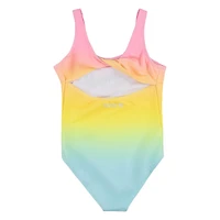 Hurley Girls' Ombre Fade One Piece Swimsuit