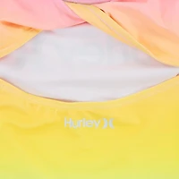 Hurley Girls' Ombre Fade One Piece Swimsuit