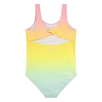 Hurley Girls' Rainbow Ombre 1-Piece Swimsuit