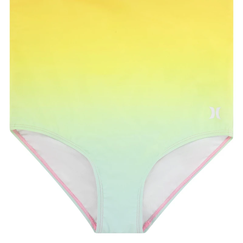 Hurley Girls' Rainbow Ombre 1-Piece Swimsuit