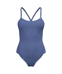 Speedo Women's Solid Racerback 1-Piece