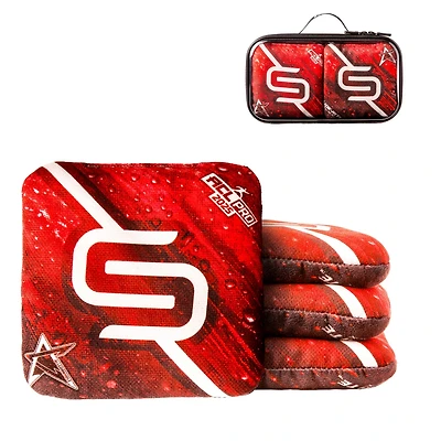 ACL PRO Cardinal Red Slide-Rite Cornhole Bags 4-Pack