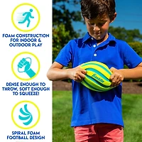 Franklin Probrite Spiral 9 in Foam Football