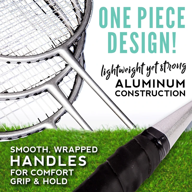 Franklin Sports Badminton Racket and Shuttlecock Set