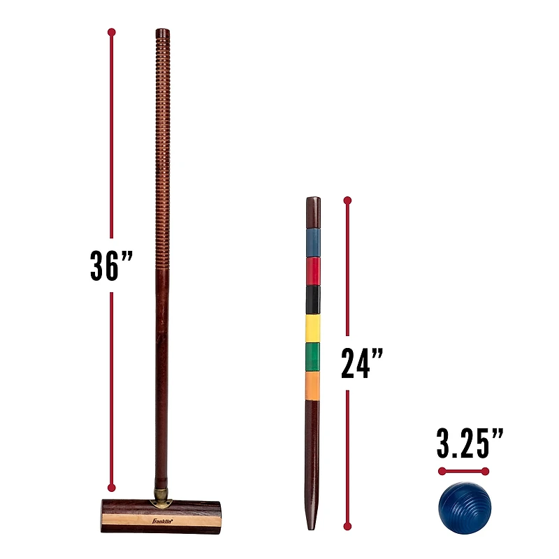 Franklin Sports Expert Croquet Set