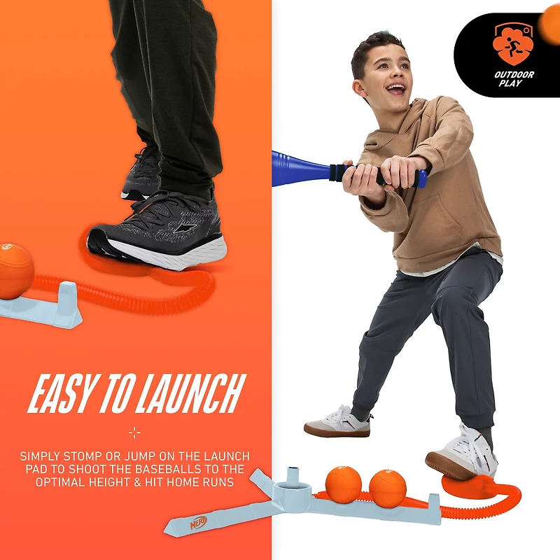 NERF Airtee Baseball Tee Set