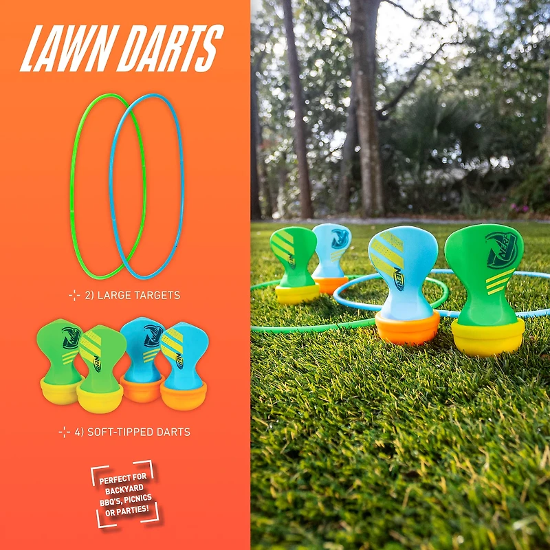 NERF Soft Tip Lawn Darts Set