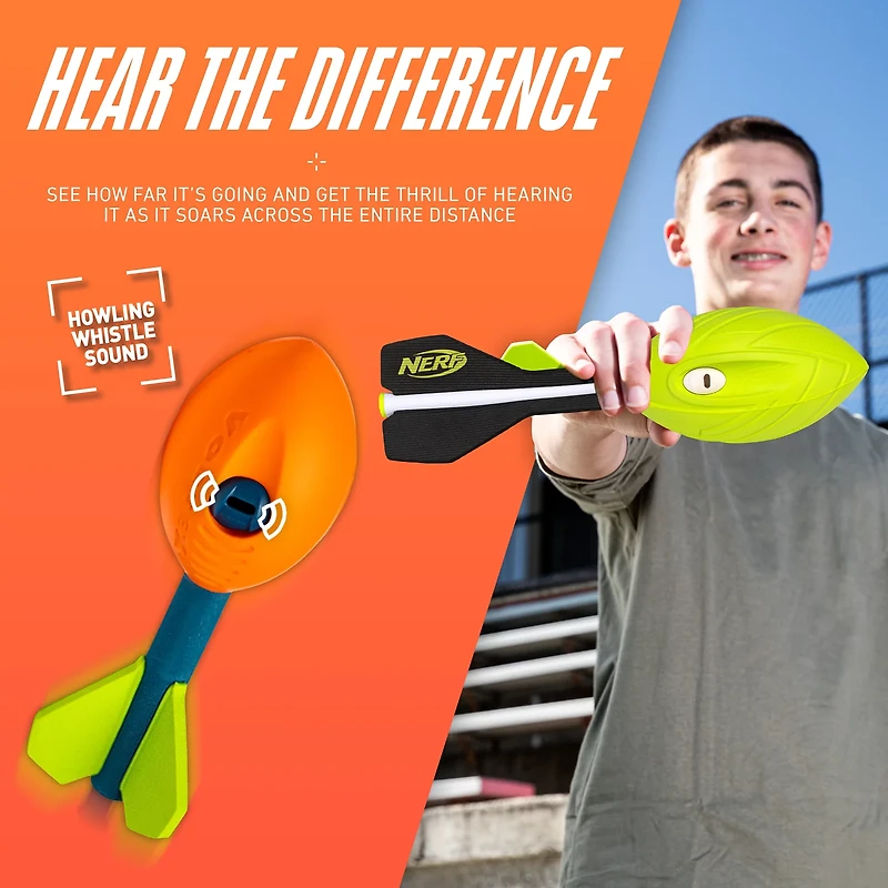 NERF Vortex Dual Power Foam Footballs 2-Pack