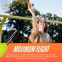 NERF Vortex Dual Power Foam Footballs 2-Pack