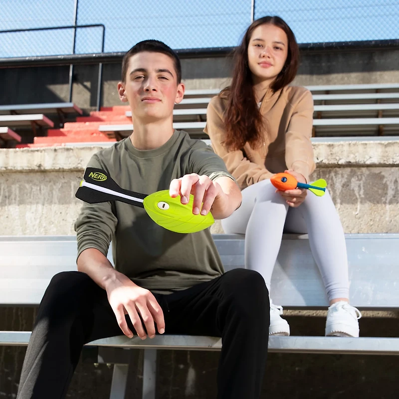 NERF Vortex Dual Power Foam Footballs 2-Pack