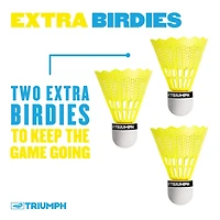 Triumph 2-Player Badminton Racquet Set