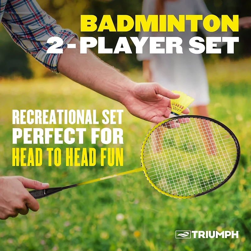 Triumph 2-Player Badminton Racquet Set