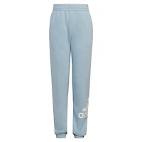 adidas Elastic Waistband Essential Sportswear Logo Fleece Joggers