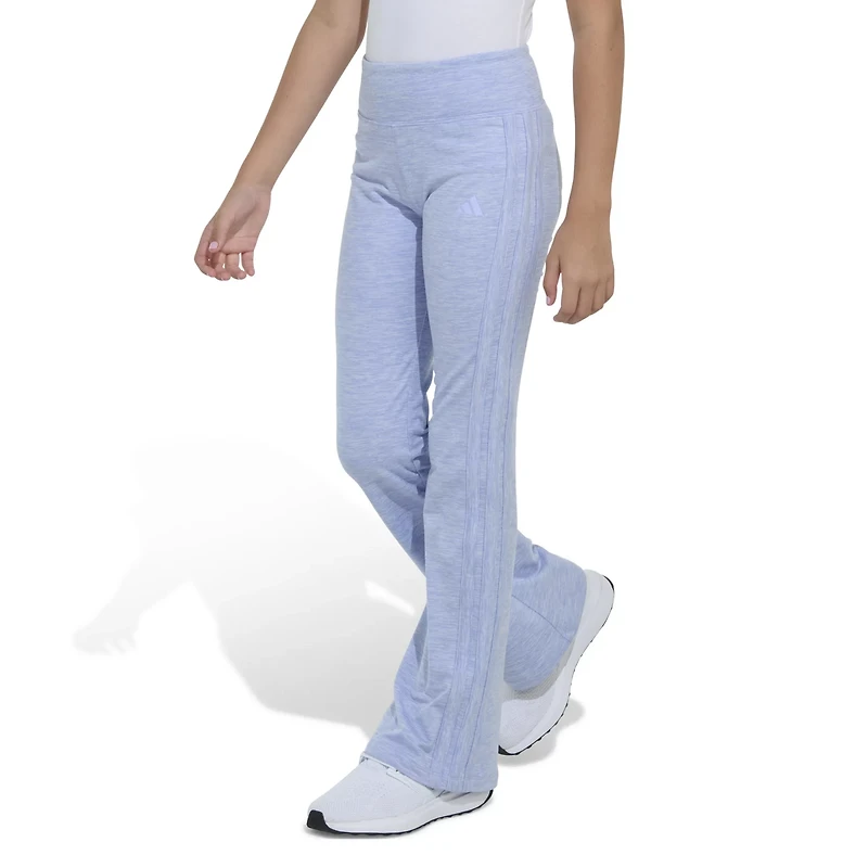 adidas Girls' Melange Flare Leg Pants