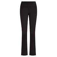 adidas Girls' Vented Velour Flare Leg Pants