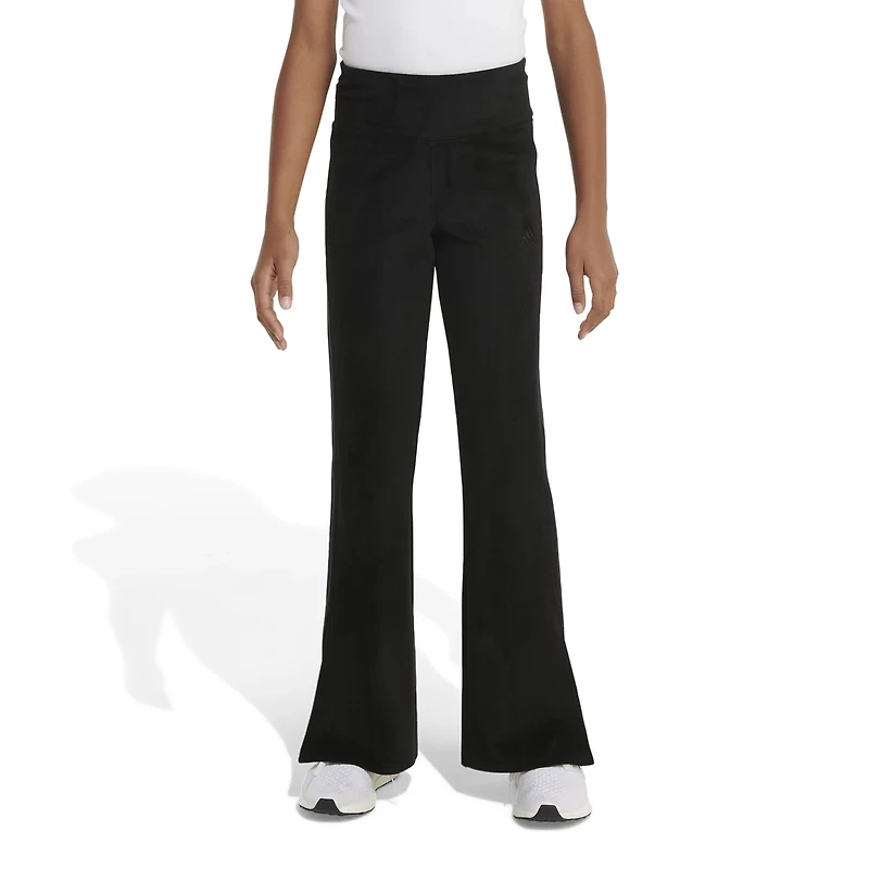 adidas Girls' Vented Velour Flare Leg Pants