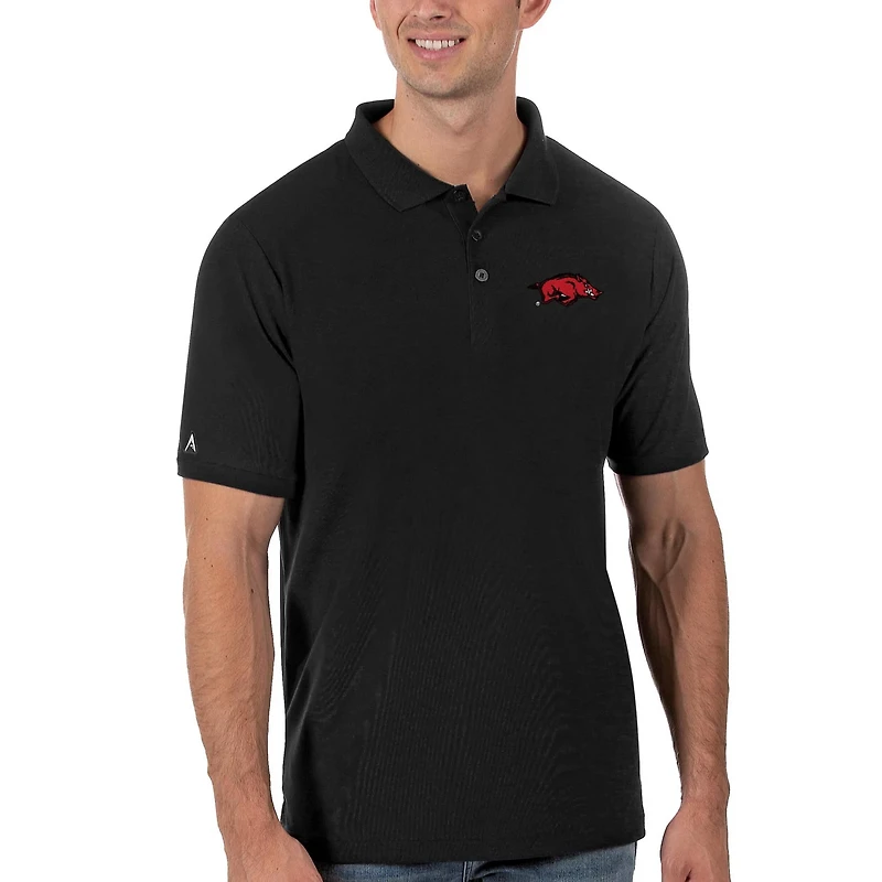 Antigua Cardinal Arkansas Razorbacks Legacy Pique Polo